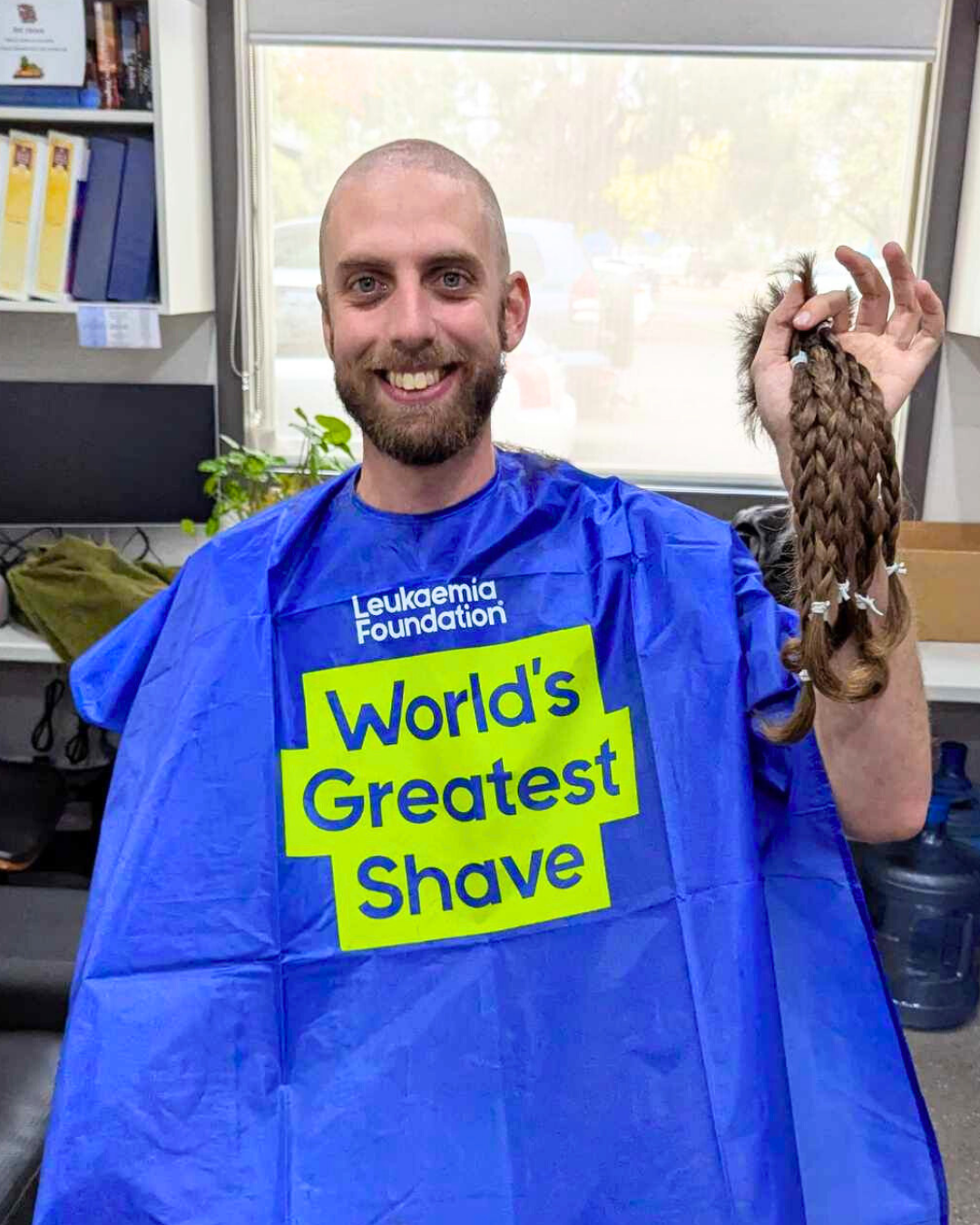 Santiago Neumann World's Greatest Shave Ponytails