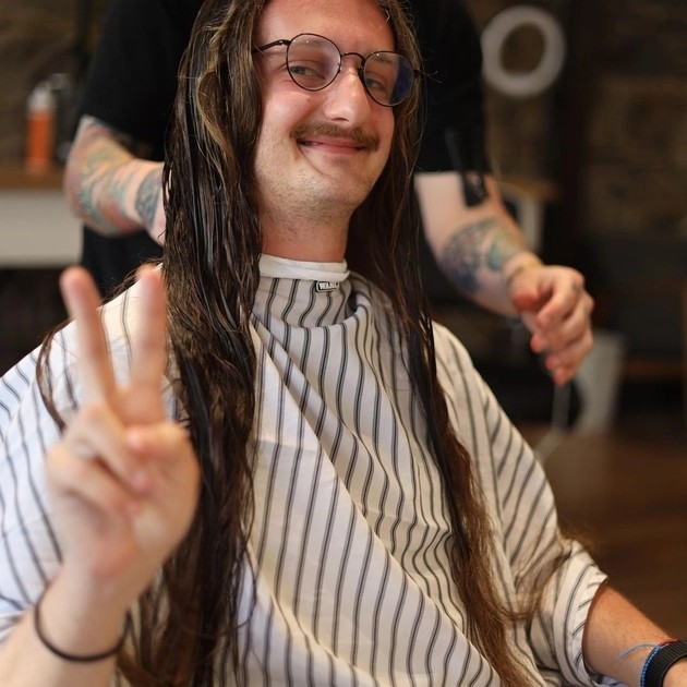 Stef signed up for World's Greatest Shave