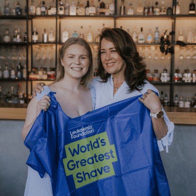 Natasha signed up for World's Greatest Shave