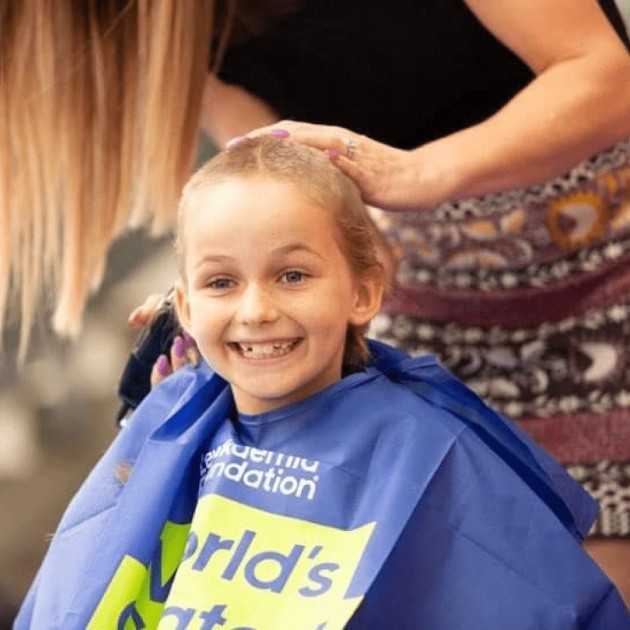 Bonnie signed up for World's Greatest Shave